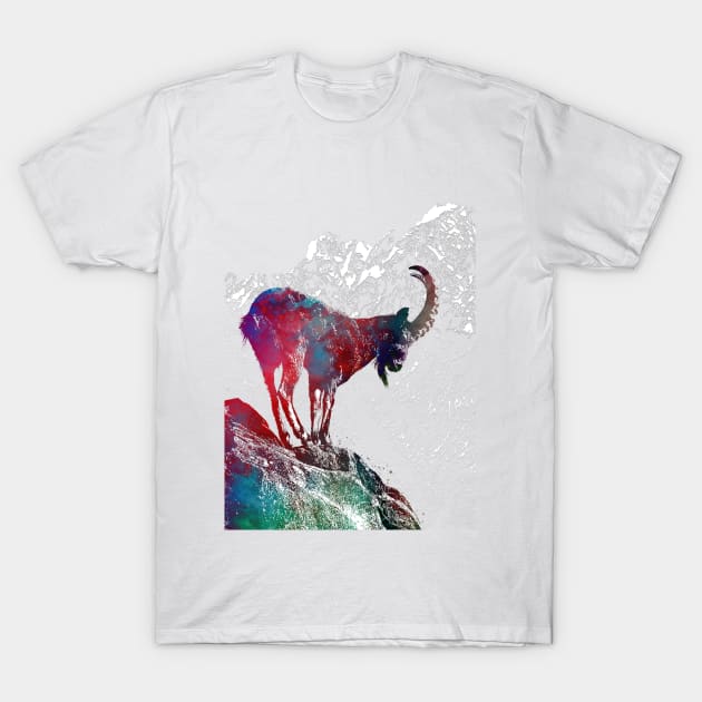 Alpine ibex T-Shirt by JBJart